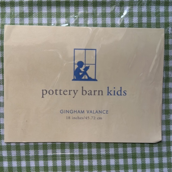 Pottery Barn Kids Gingham Valence - Picture 2 of 3